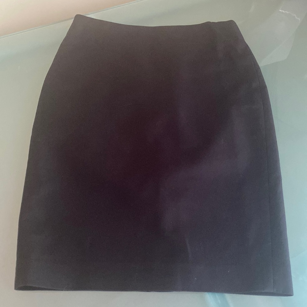 J Crew Skirt J. Crew Black COTTON No. 2 Pencil Skirt with Stretch Size 00